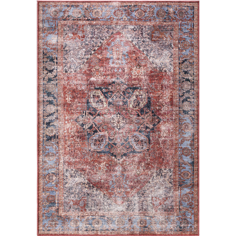 Porchia Oriental Indoor Rug, Rectangle 4' x 6'