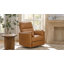 Fauteuil inclinable électrique en cuir véritable avec charge USB Canton-1158038290