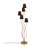 Giulio 17.29'' Black Tree Floor Lamp-610117498