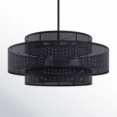 Dominique 3-Light Dimmable Drum Chandelier