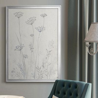 Toile neutre encadrée de qualité supérieure Queen Anne's Lace II - prête à être accrochée