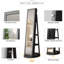 Chrisney Jewellery Armoire with Mirror-1268605923