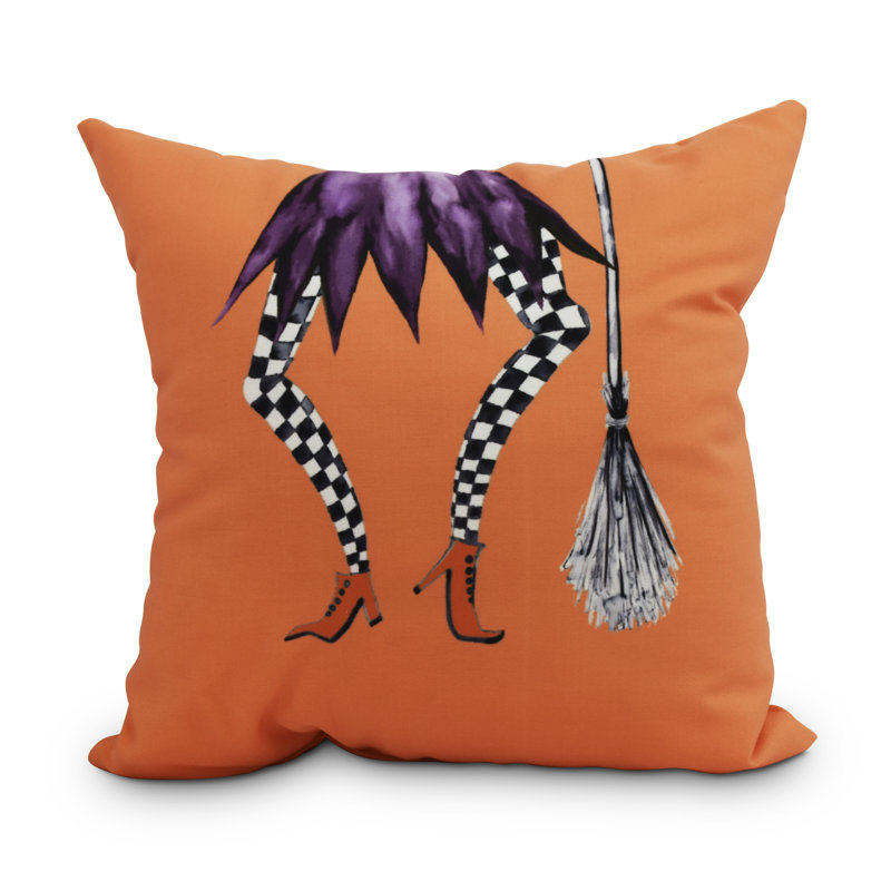 Coussin extérieur Witches Brew, 20 po x 20 po, Orange