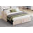 Daybed With Extended Pop Up Trundle,Upholstered Sofa Bed Daybed,Space-Saving Twin To King Design-1982466217