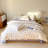 Ensemble de housse de couette 100% coton