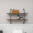Springlake 2 Piece Industrial Pipe Shelves