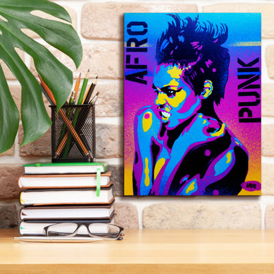 «Afro Punk 2» par Abstract Graffiti, art mural sur toile