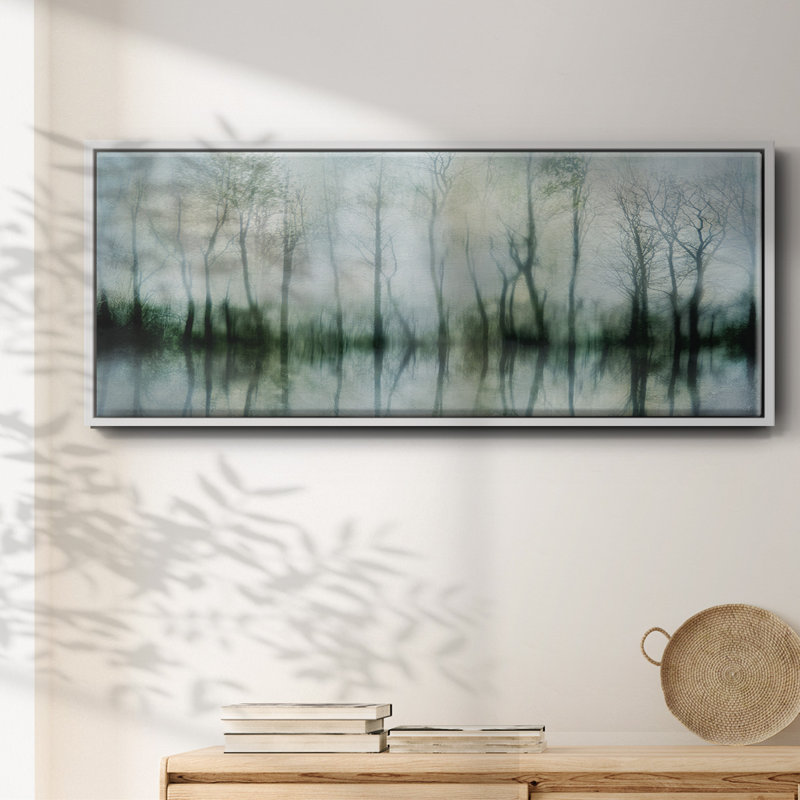 Mirrored Pond- Framed Canvas
