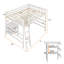 Lit mezzanine double en bois massif Gores par Harriet Bee-66939106