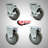 4 Piece Polyurethane Caster Set-92145791