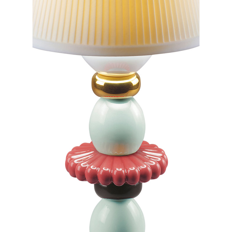 Lampe de table 11 po lotus firefly, Automne doré