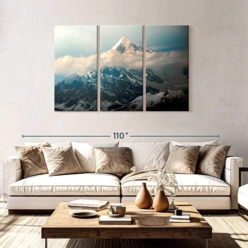 Alvord Snowy Mount McKinley, H 48 po x l 74 po