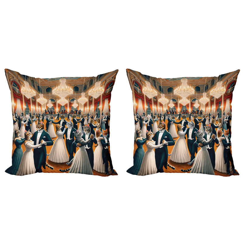 429882 Housse de coussin pour chat Ambesonne, H 16 po x l 16 po