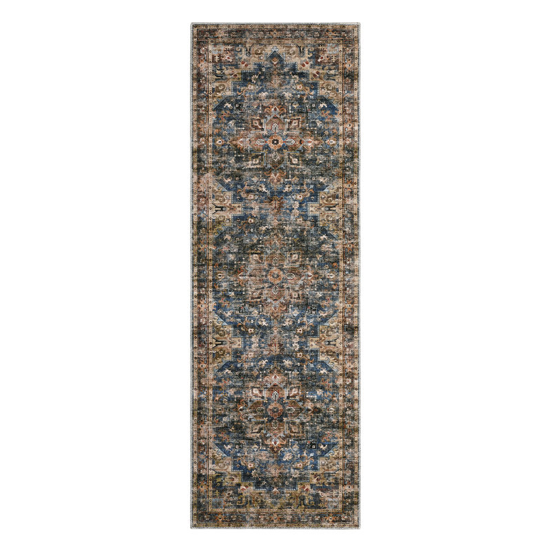 Washable Oriental Indoor Rug, Rectangle 8' x 10'