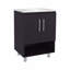 Meuble-lavabo autoportant avec portes doubles