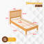 Bed Frame Wooden Platform Bed Frame Wood Slats Support Bed Frame Solid Foundation Wooden Bed Frame With Headboard For Home Bedroom-1333578274