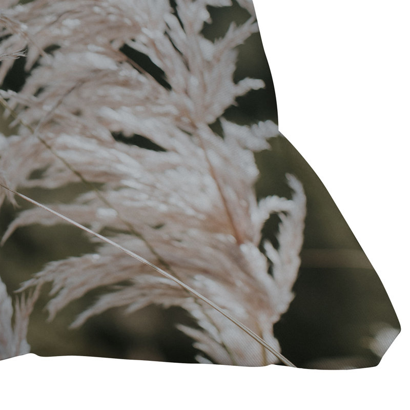  Coussin décoratif floral intérieur / extérieur en polyester, 18 po x 18 po