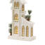 Présentoir d'églises lumineuses à DEL H 27 po
