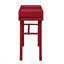 Meuble-lavabo industriel rouge avec 1 tiroir et panneau encastré pour des espaces de travail élégants et fonctionnels