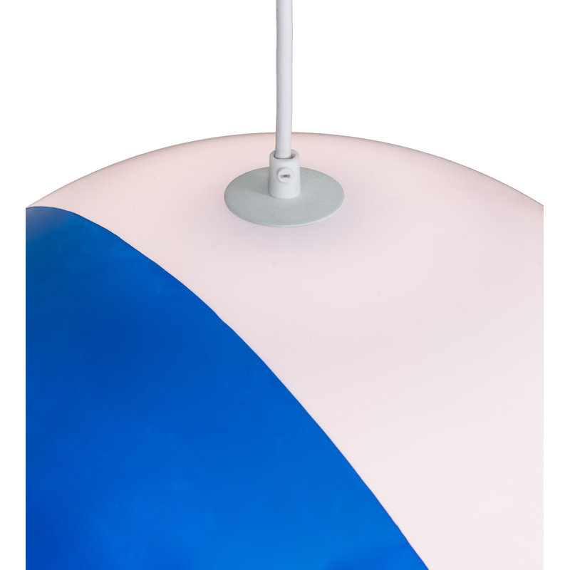 Luminaire suspendu sphérique unique à 1 lumière