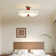 21.65" Retro Red  Flush Mount Lighting