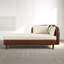 65" Storage Chaise Lounge Sofa Velvet;PU-1400327839