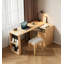Bureau en coin extensible avec armoire de rangement Nordic-1070158194