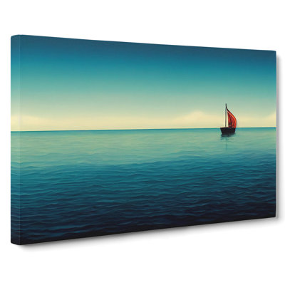 Solo Sailing Boat Vol.1 - Wrapped Canvas