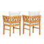 Ensemble de 2 chaises de coin Farmhouse