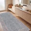 Tapis Vaughn moderne à poils courts, style aquarelle abstraite, bleu sarcelle, beige, gris, brun et blanc, lavable en machine, antidérapant, pour intérieur et extérieur, adapté aux animaux domestiques, idéal pour le salon, la chambre, la salle à manger, l'entrée, le couloir ou le bureau.-829168849