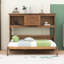Lit escamotable simple avec station de charge et tiroir de rangement-1385062367