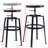 Reina Swivel Adjustable Height Counter Stool with Metal Frame