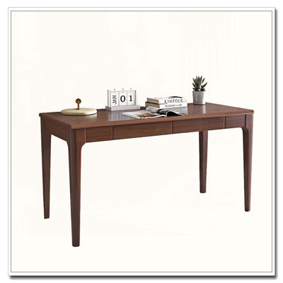 Bureau en bois massif avec tiroirs