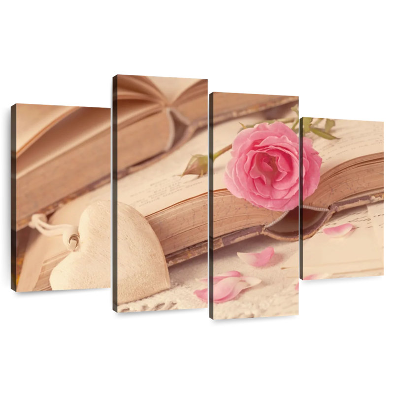 Pink Rose Bookmark