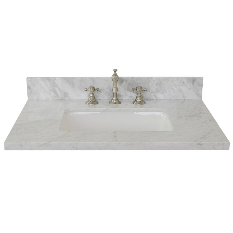 Plateau de meuble-lavabo simple 31 po