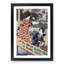 Two Women on a Veranda by Toyohara Kunichika - Framed Print-55642182-55642183