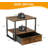Printer Stand For Desk, 2 Tier Printer Stand With Storage,Printer Stand With Drawer,Multi-Purpose Desktop Printer Stand,Heavy Duty Desk Shelf/Desk Organizer For Home Office