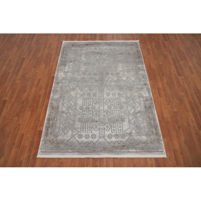Tapis bohème géométrique 5 x 7