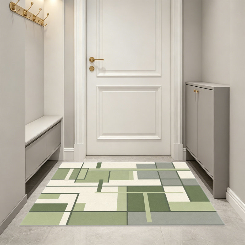 Chocolate Brown Modern carpet-easy to clean, machine-washable, soft and comfortable; suitable for door mats, kitchens, living rooms, bedrooms, corridors, and laundry areas. Easy to clean, durable carpet for home decoration.