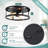 2-Pack Modern Straight Splicing Black Metal 2-Light Flush Mount Ceiling Light(Bulb Not Include)-1275895416