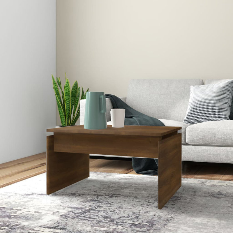 Goderski Sled Coffee Table, Brown Oak