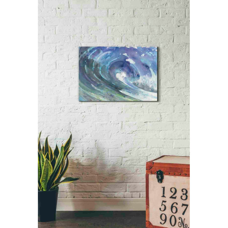 «Curl» par Albena Hristova, art mural sur toile, H 18 po x l 26 po x P 0,75 po