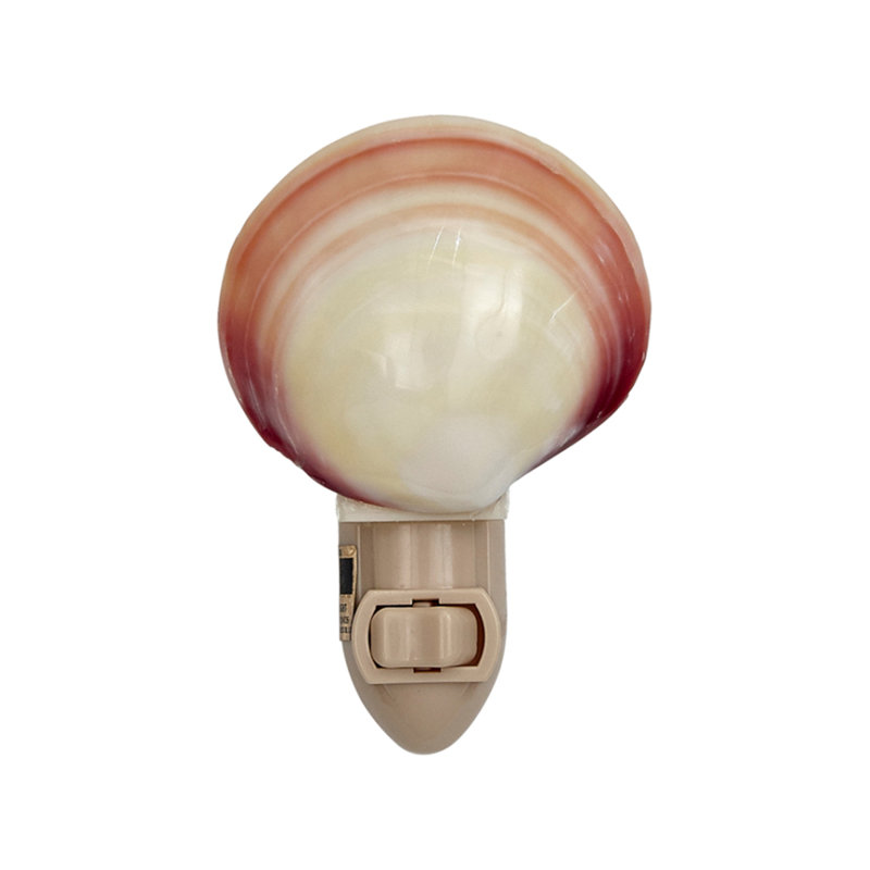 Polished Tiger Clam LED Night Light