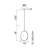 Oey 1 - Light Brass LED Single Pendant-745075170