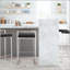 Tabouret de bar contemporain empilable en acier inoxydable - ensemble de 2-134674219-134674216-134674222