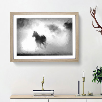 Horses in Abstract - Picture Frame Painting Print