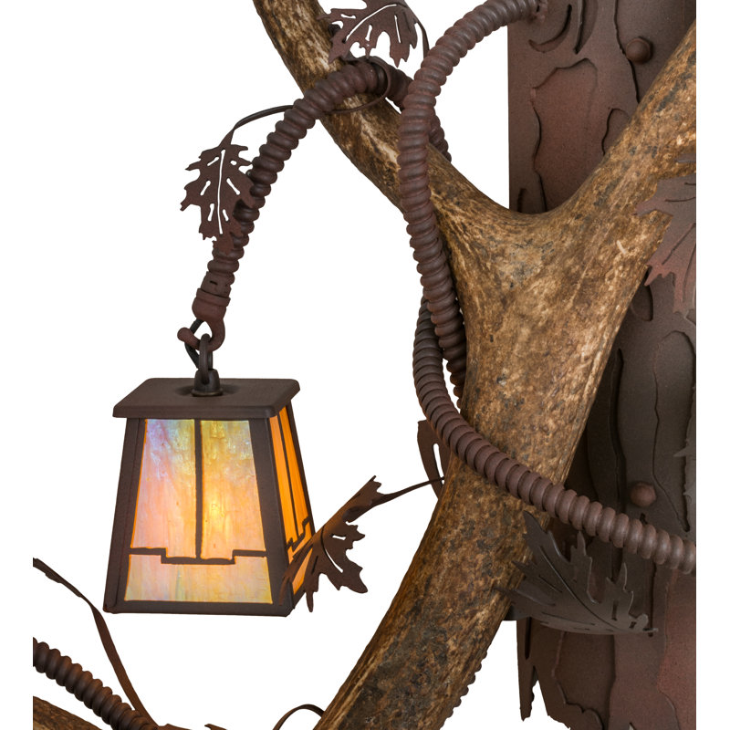 Wrought Iron Flush Mounted Sconce