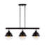 Luminaire suspendu pour îlot de cuisine 3 lumières Aleeccia