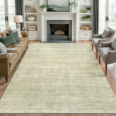 Vintage Striped Non Slip Washable Area Rug