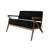 Velvet Upholstered Accent Loveseat-1989558654-1989558648